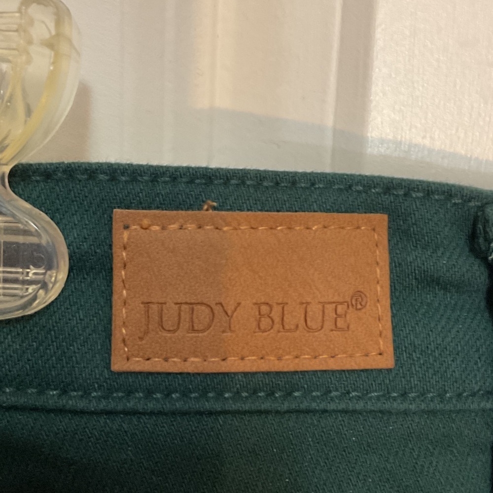 Judy Blue Forest Green Flare Jeans - Picture 3 of 10